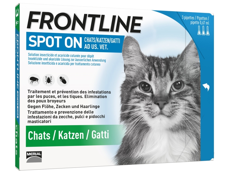 FRONTLINE Spot On Katze Liste D 3 x 0.5 ml