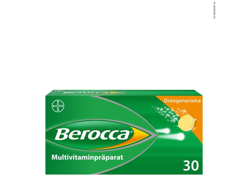 BEROCCA compresse effervescente arancia 30 pezzi