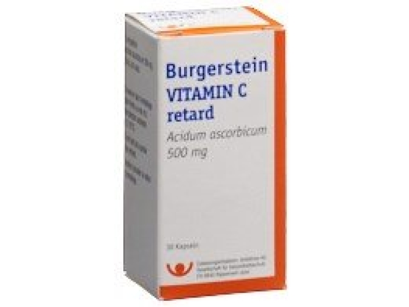 BURGERSTEIN Vitamine C capsules retard 500mg 30 pièces