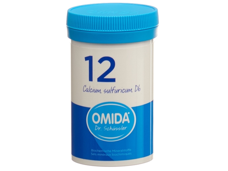 OMIDA SCHÜSSLER no 12 calcium sulfuricum compresse 6 D 100 g