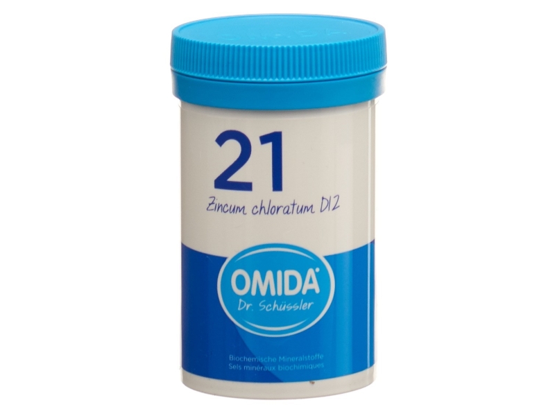 OMIDA SCHÜSSLER no 21 zincum chloratum tabletten 12 D 100 g
